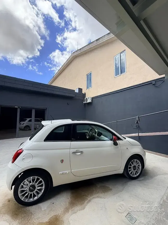 Usata Fiat 500 Lounge 75 CV (55 kW) 2008 Bianco Berlina