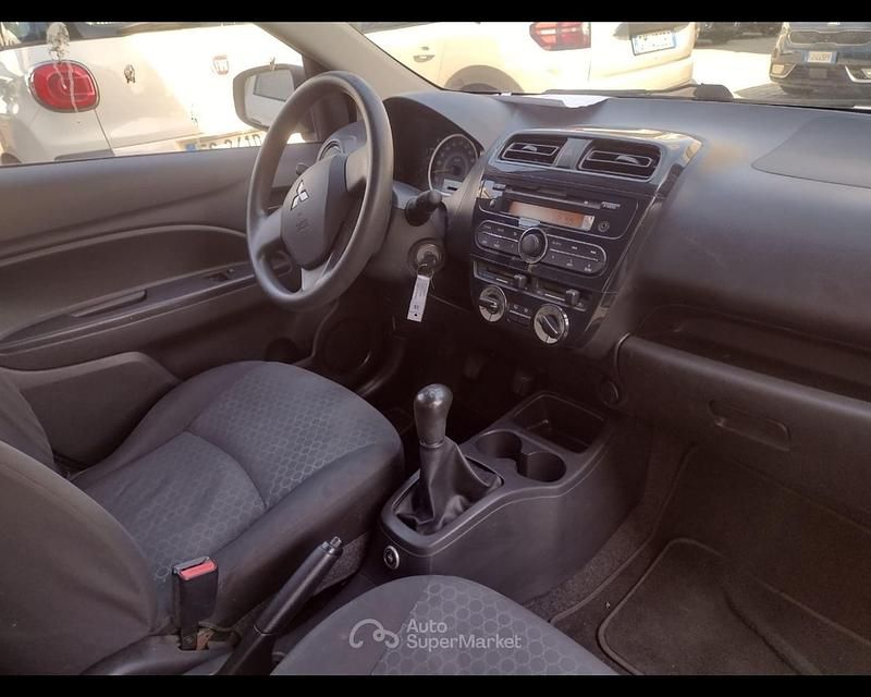Usata Mitsubishi Space Star Intense 71 CV (52 kW) 2014 Bianco Monovolume