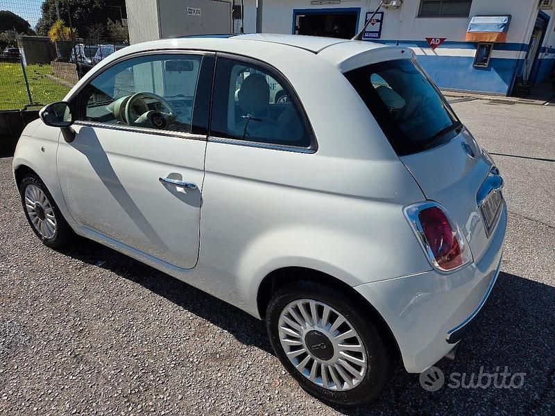 Usata Fiat 500 2009 Bianco Cabrio