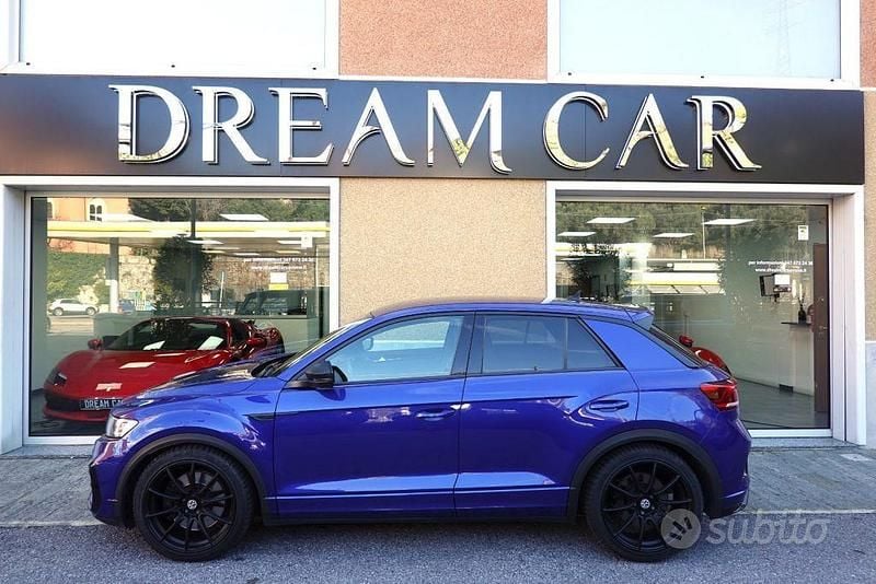 Usata VW T-Roc R 300 CV (220 kW) 2021 Blu metallizzato SUV