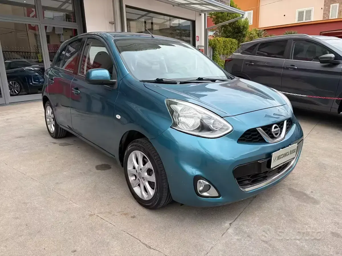 Usata Nissan Micra Acenta 80 CV (58 kW) 2016 Verde Utilitaria