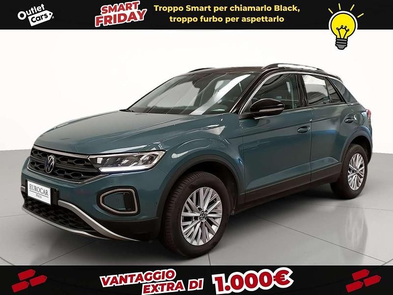 Petroleum blue metallizzato nero Usata 2024 VW T-Roc Life SUV | 26.700 € (Ottimo prezzo) - Immagine 1/4