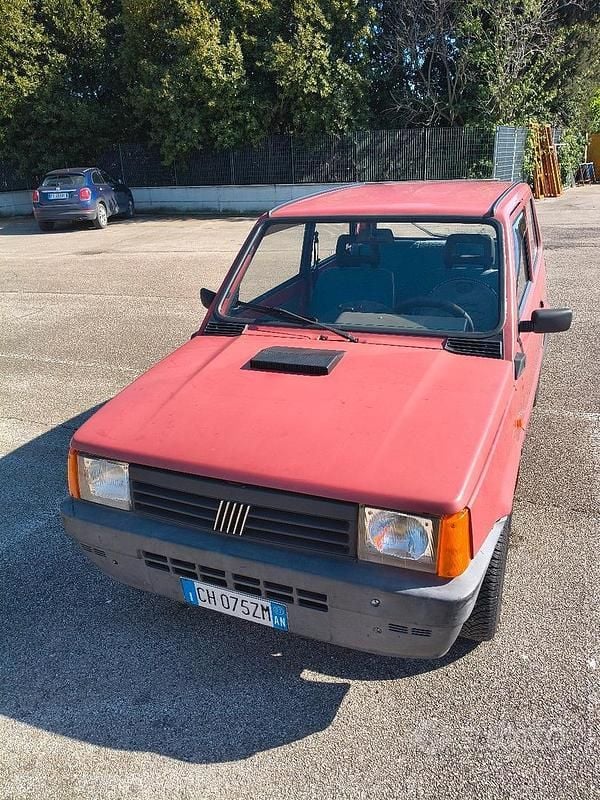 Usata Fiat Panda 2003 Rosso Utilitaria