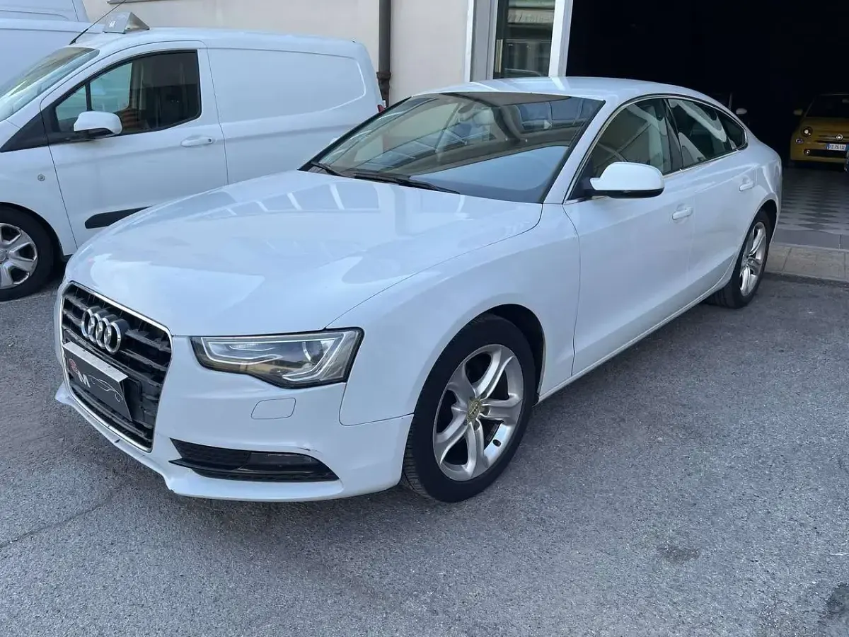 Usata Audi A5 Sportback Advanced Plus 177 CV (130 kW) 2013 Bianco Utilitaria