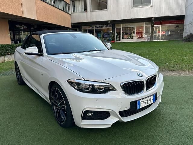 Usata BMW 218 M Sport 150 CV (110 kW) 2019 Bianco Cabrio