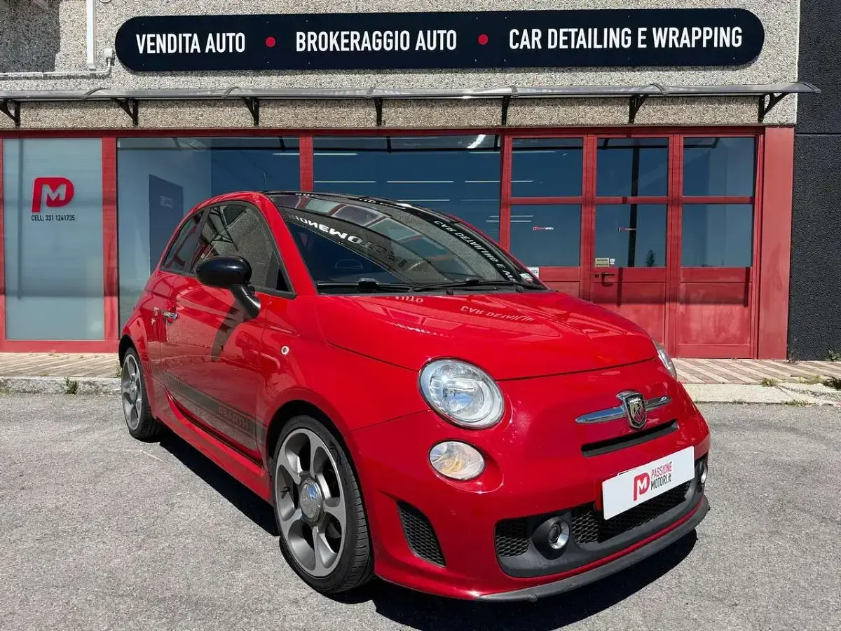 Usata Abarth 595 140 CV (102 kW) 2016 Rosso Utilitaria