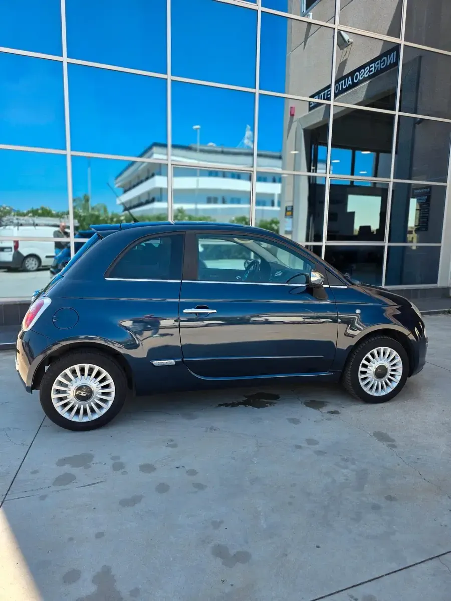 Usata Fiat 500 Pop 75 CV (55 kW) 2008 Blu Utilitaria
