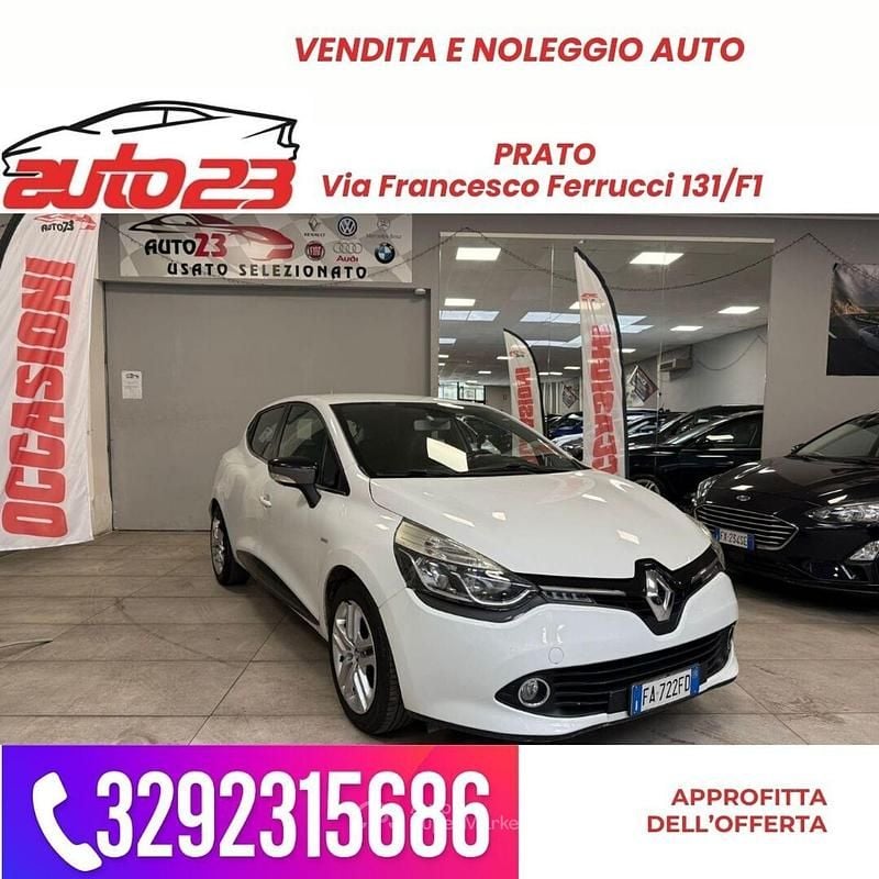 Usata Renault Clio IV 75 CV (55 kW) 2015 Bianco Berlina