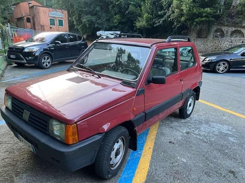 Usata Fiat Panda 4x4 54 CV (39 kW) 2002 Rosso Utilitaria
