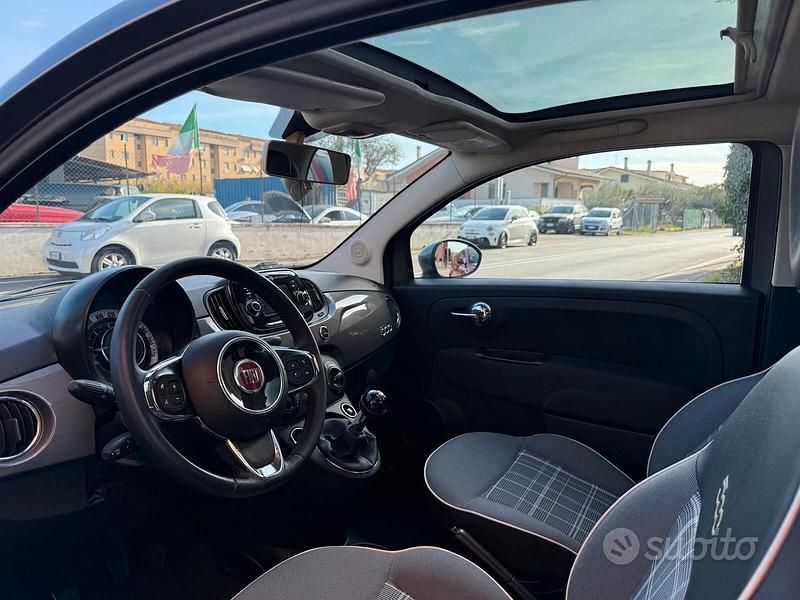 Usata Fiat 500 Lounge 95 CV (69 kW) 2018 Grigio Berlina