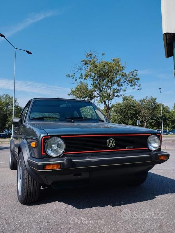 Usata VW Golf Cabriolet S 111 CV (81 kW) 1983 Grigio Cabrio
