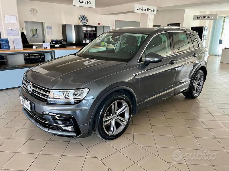 Usata VW Tiguan Sportline 150 CV (110 kW) 2019 Grigio SUV