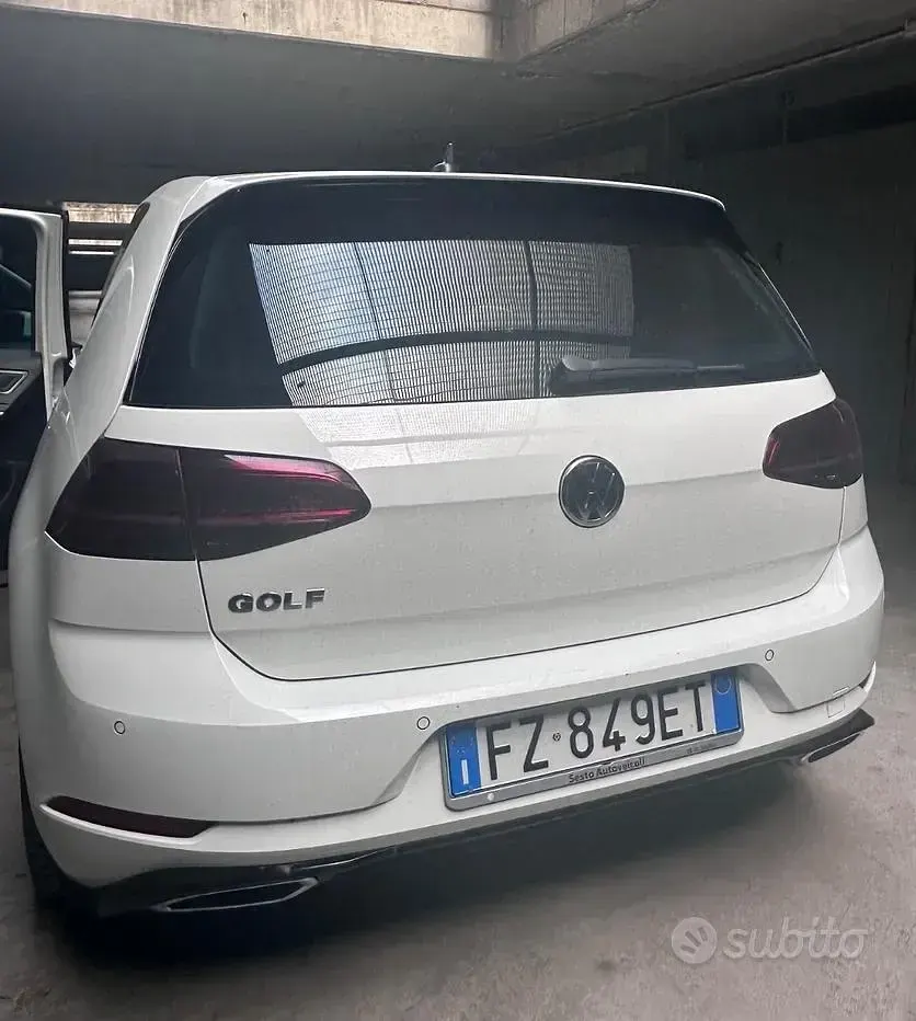 Usata VW Golf VII Sport 116 CV (85 kW) 2020 Bianco Berlina