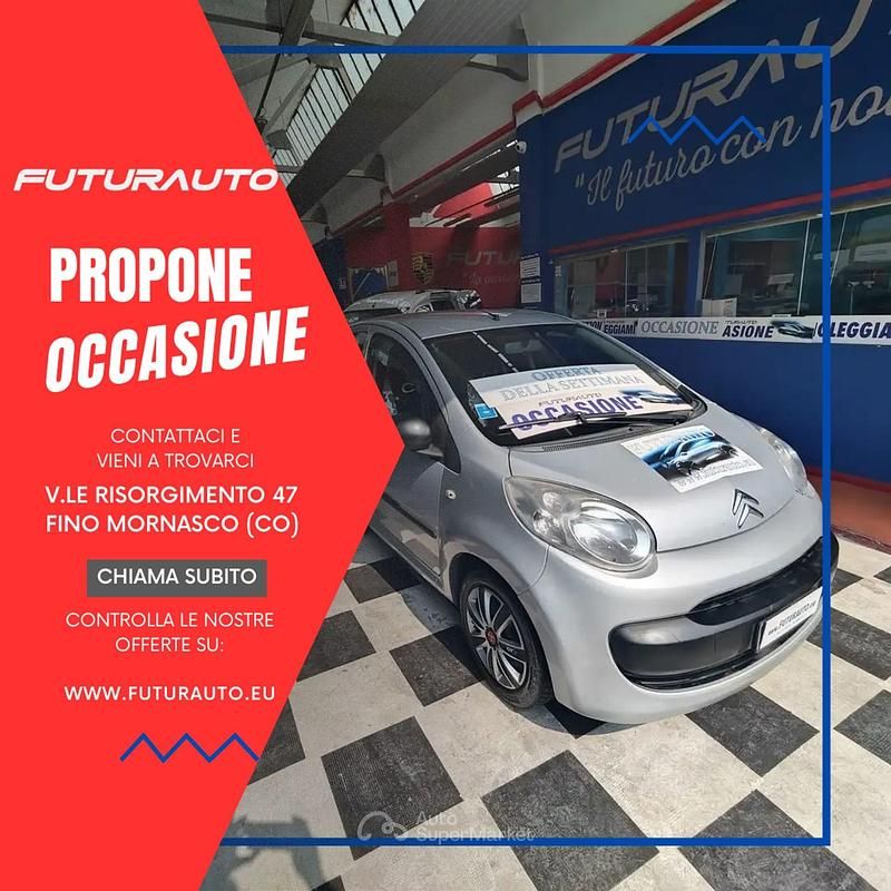 Usata Citroën C1 68 CV (50 kW) 2007 Grigio Utilitaria