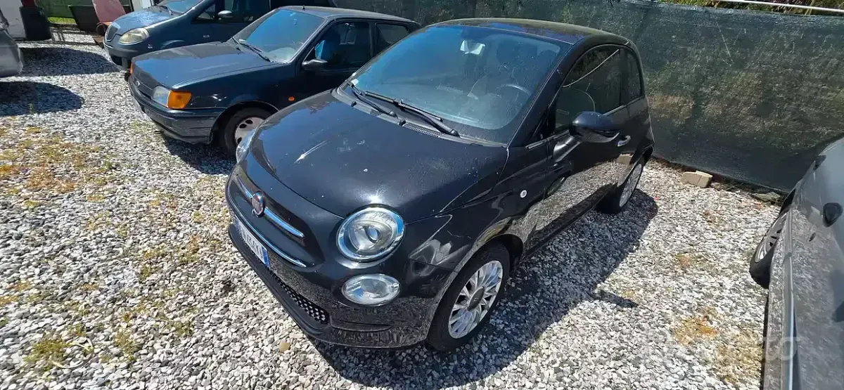 Usata Fiat 500 Lounge 69 CV (50 kW) 2018 Nero Utilitaria