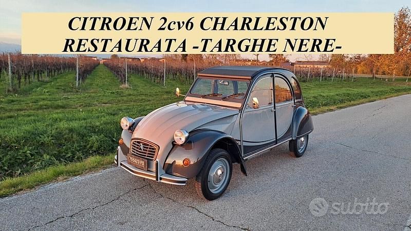 Usata Citroën 2CV Charleston 28 CV (20 kW) 1984 Grigio Berlina