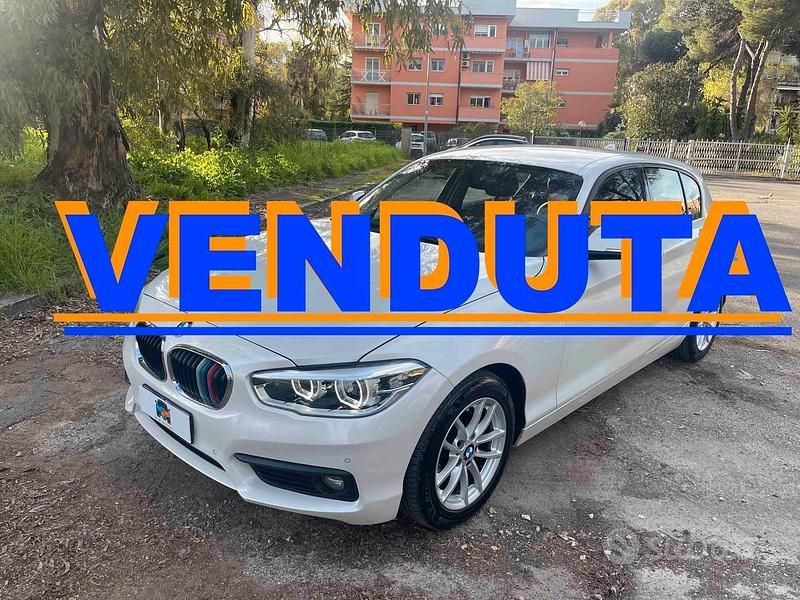Usata BMW 118 Sport Line 150 CV (110 kW) 2016 Bianco Utilitaria
