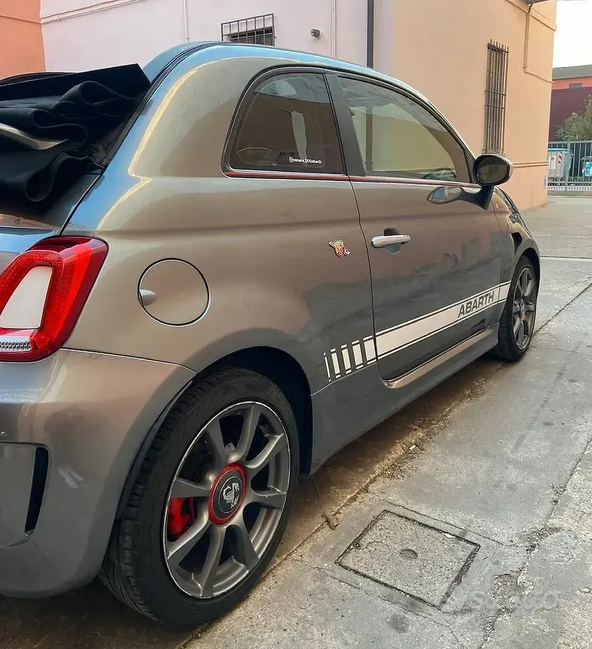 Usata Abarth 500C 140 CV (102 kW) 2011 Grigio Cabrio