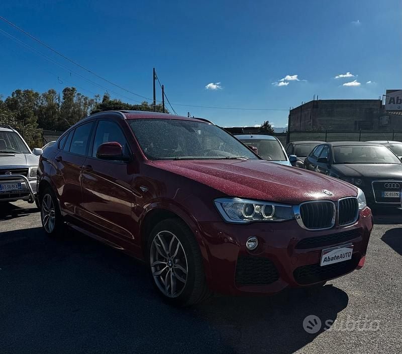 Usata BMW X4 M Sport 190 CV (139 kW) 2016 Rosso SUV