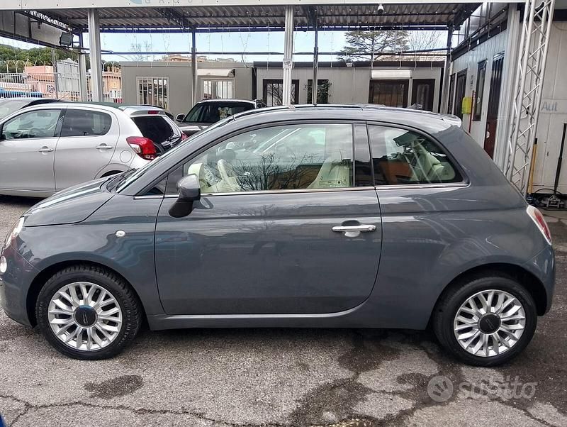 Usata Fiat 500 Lounge 69 CV (50 kW) 2015 Grigio Utilitaria
