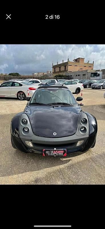 Usata Smart Roadster Passion 82 CV (60 kW) 2005 Nero Cabrio