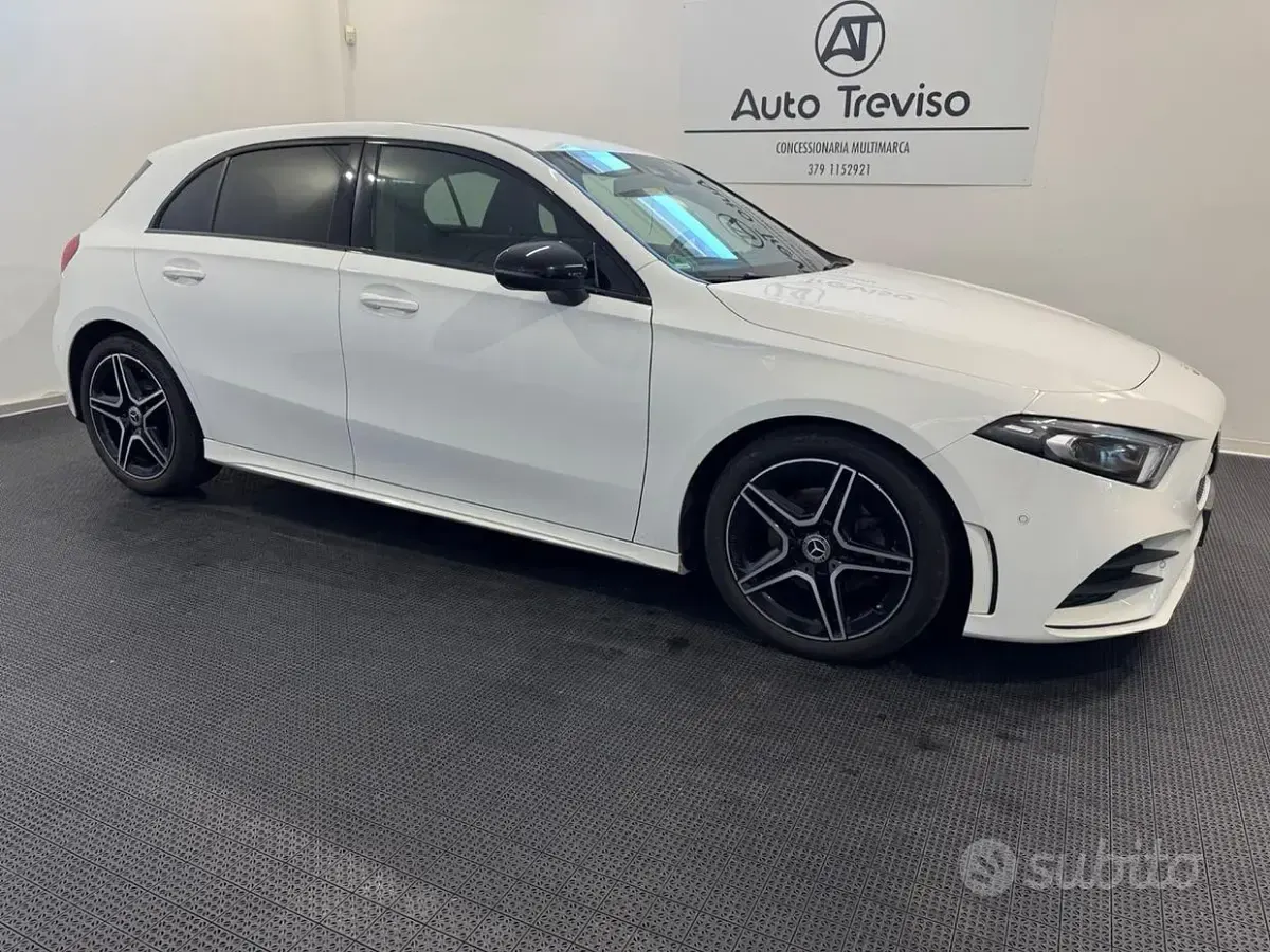 Usata Mercedes A180 Premium 116 CV (85 kW) 2021 Bianco Berlina