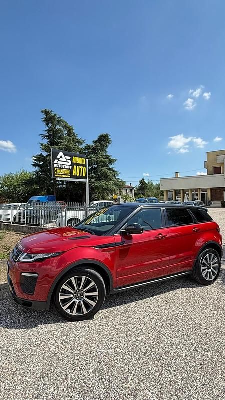 Rosso Usata 2017 Land Rover Range Rover evoque HSE Coupé | 18.500 € (Super prezzo) - Immagine 1/4
