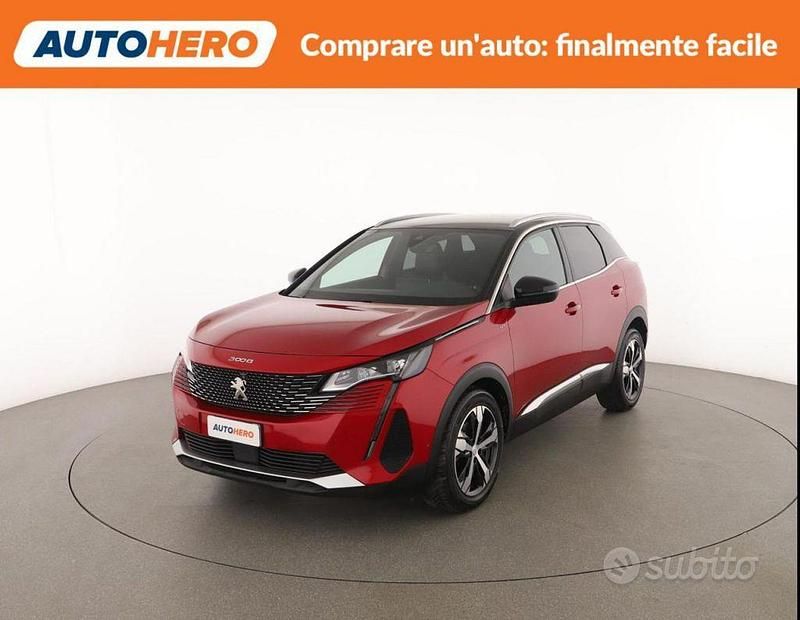 Usata Peugeot 3008 GT 131 CV (96 kW) 2021 Rosso SUV