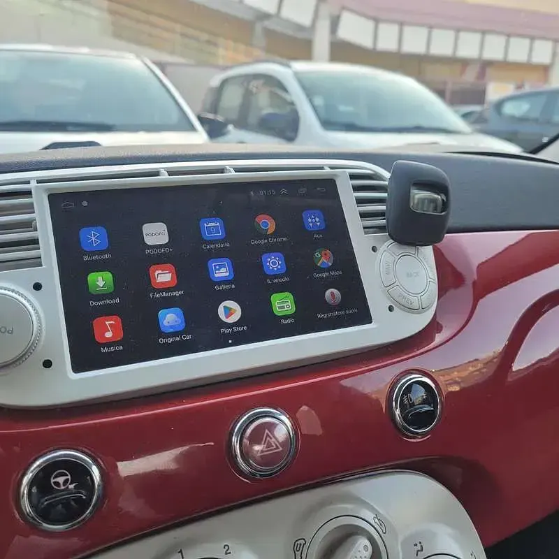 Usata Fiat 500C Pop Star 69 CV (50 kW) 2014 Rosso Cabrio
