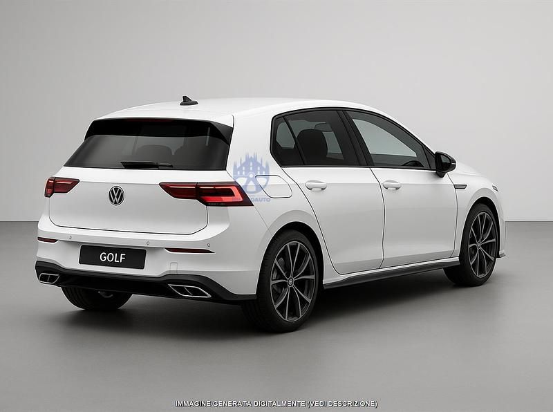 Usata VW Golf VIII Style 200 CV (147 kW) 2024 Bianco Utilitaria