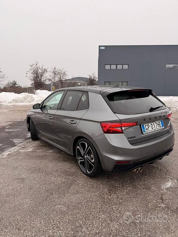 Usata Skoda Fabia Monte Carlo 150 CV (110 kW) 2022 Grigio Utilitaria