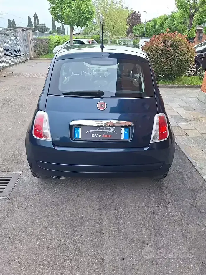 Usata Fiat 500 69 CV (50 kW) 2015 Blu Berlina