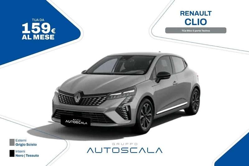 Usata Renault Clio V Techno 90 CV (66 kW) 2025 Grigio scisto Berlina