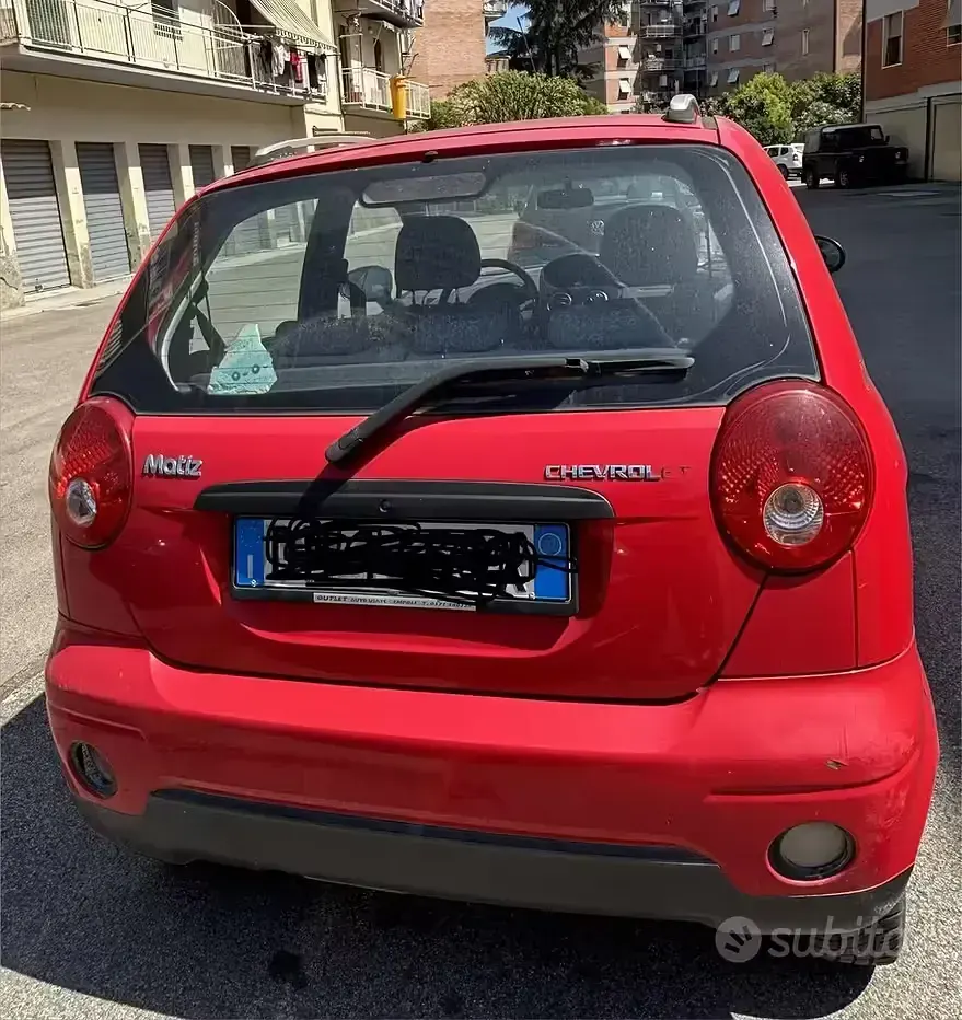 Usata Chevrolet Matiz 52 CV (38 kW) 2007 Rosso Utilitaria