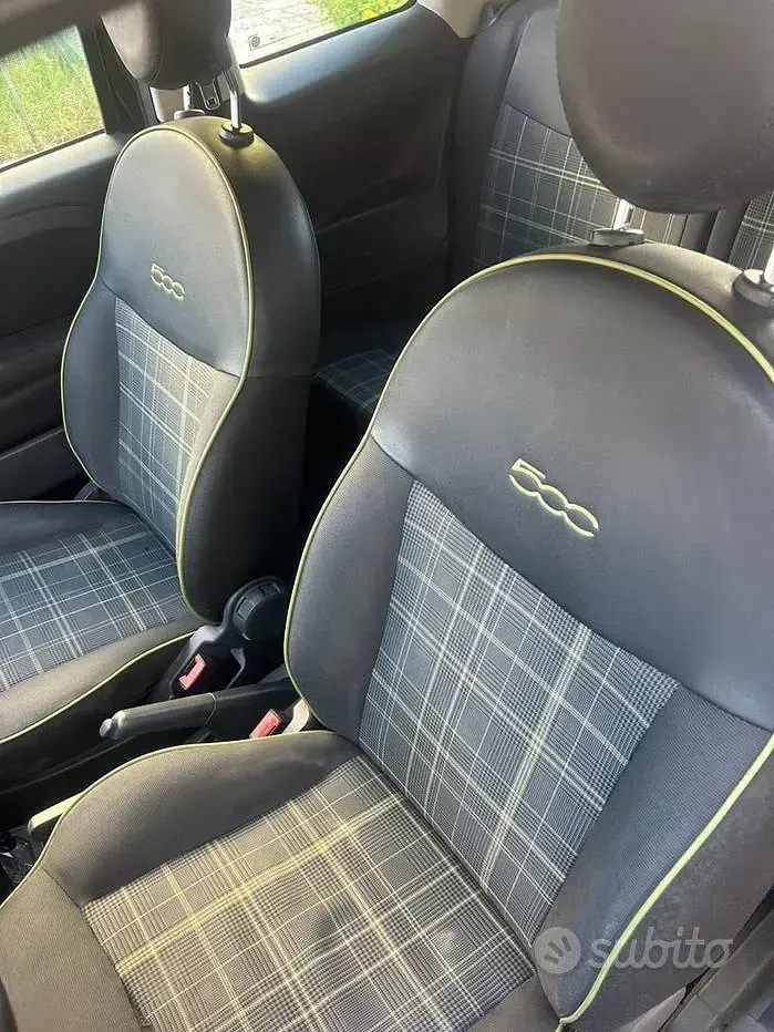 Usata Fiat 500C 69 CV (50 kW) 2015 Nero Cabrio