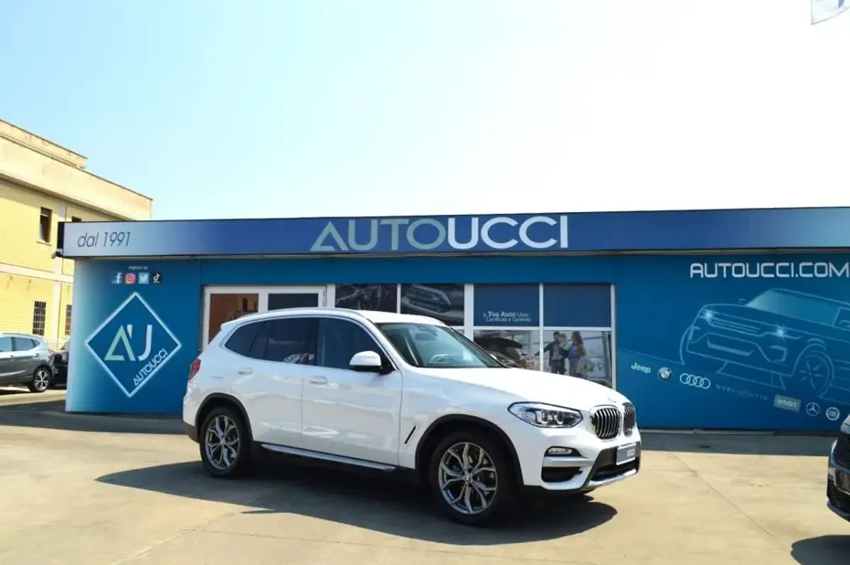 Usata BMW X3 xLine 190 CV (139 kW) 2019 Alpinweiss SUV