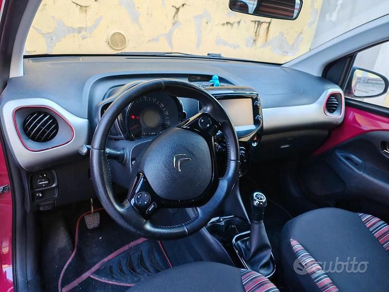 Usata Citroën C1 Shine 82 CV (60 kW) 2018 Rosso Utilitaria