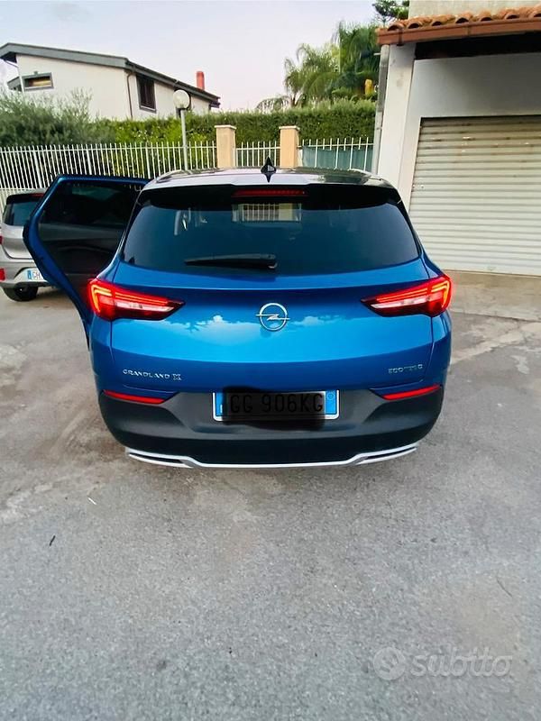 Usata Opel Grandland X Ultimate 131 CV (96 kW) 2020 Blu/azzurro SUV