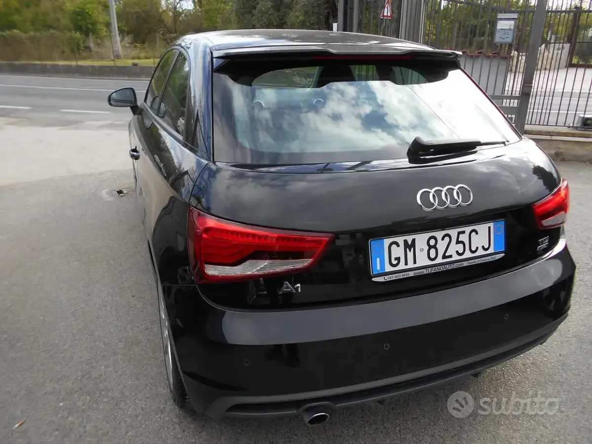 Usata Audi A1 S-Line 90 CV (66 kW) 2015 Nero Utilitaria