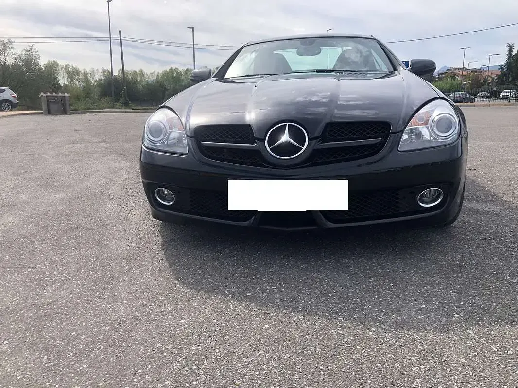 Usata Mercedes SLK200 184 CV (135 kW) 2010 Nero Cabrio