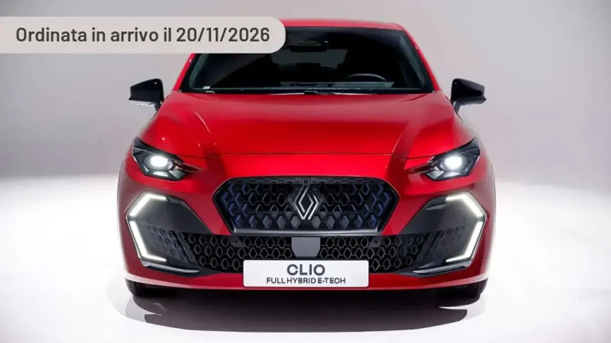 Nuova Renault Clio V Evolution 120 CV (88 kW) 2026 Argento Berlina
