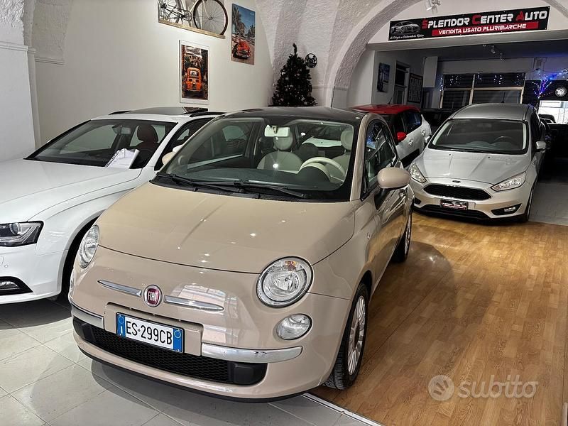 Usata Fiat 500 Lounge 69 CV (50 kW) 2013 Marrone Berlina