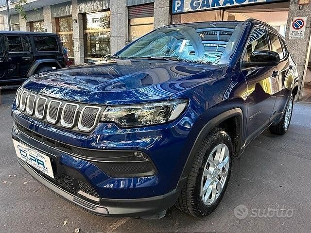 Usata Jeep Compass Longitude 131 CV (96 kW) 2021 Blu/azzurro SUV