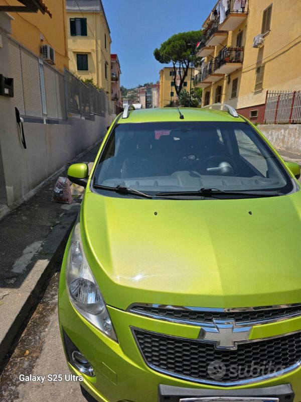 Usata Chevrolet Spark 68 CV (50 kW) 2012 Verde Utilitaria