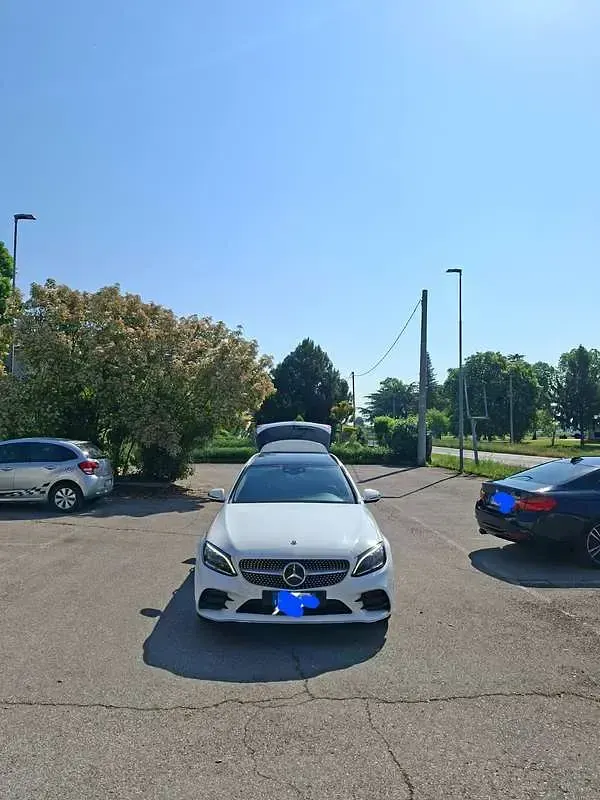 Usata Mercedes C220 194 CV (142 kW) 2018 Bianco Station wagon