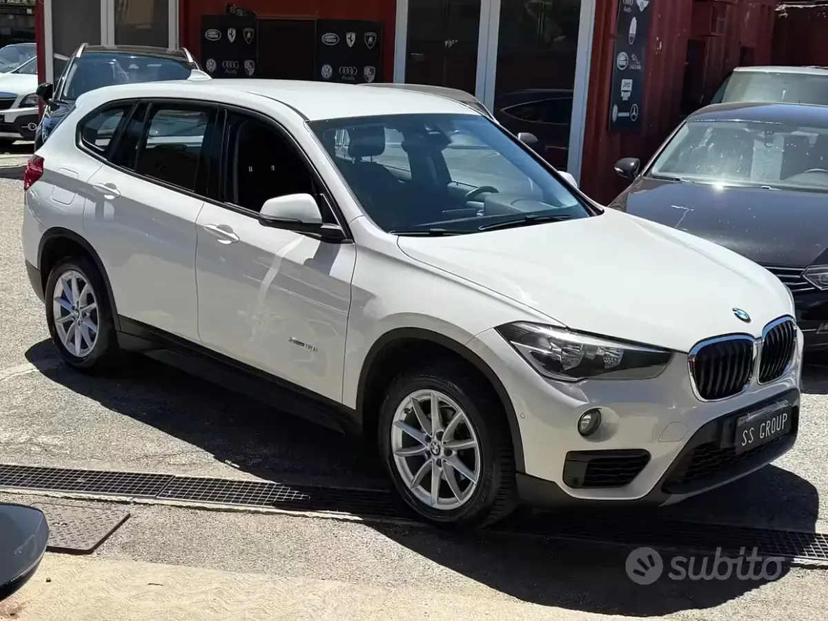 Usata BMW X1 Sport Line 116 CV (85 kW) 2016 Bianco SUV