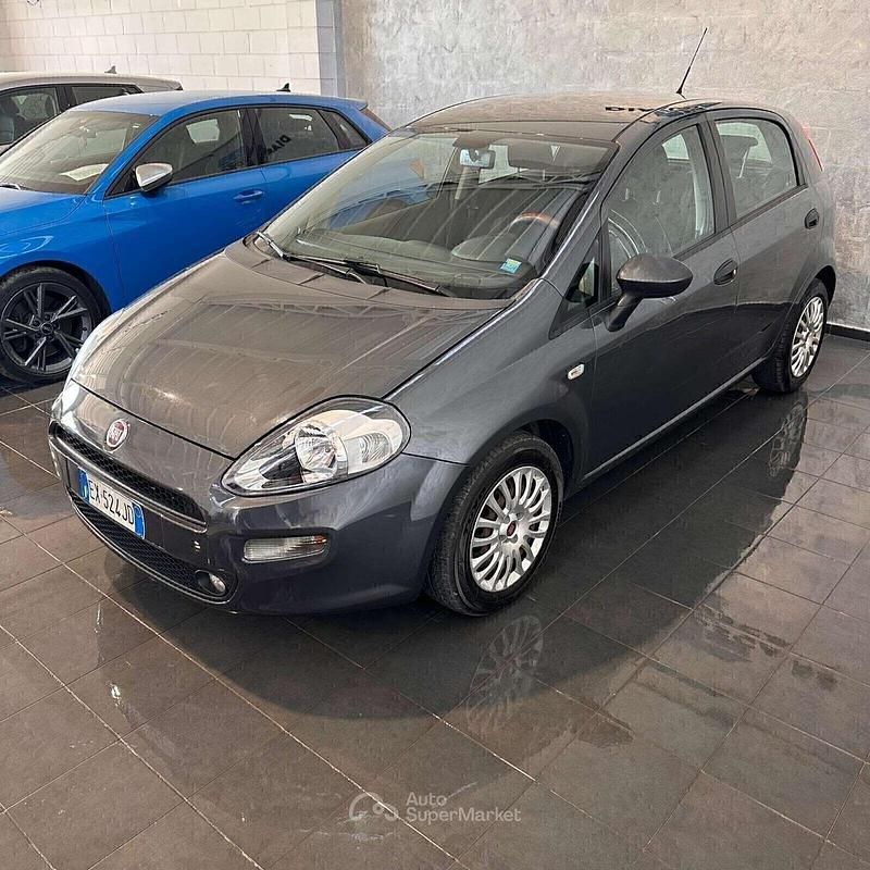 Usata Fiat Punto Lounge 75 CV (55 kW) 2015 Grigio Utilitaria