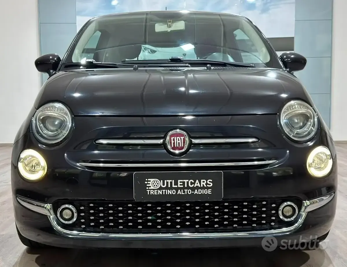 Usata Fiat 500 69 CV (50 kW) 2017 Nero Berlina