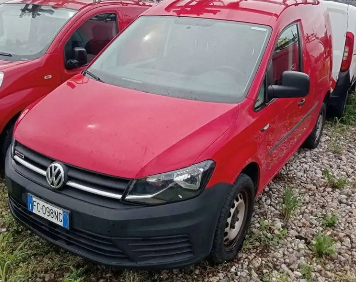 Usata VW Caddy 122 CV (89 kW) 2016 Rosso Monovolume