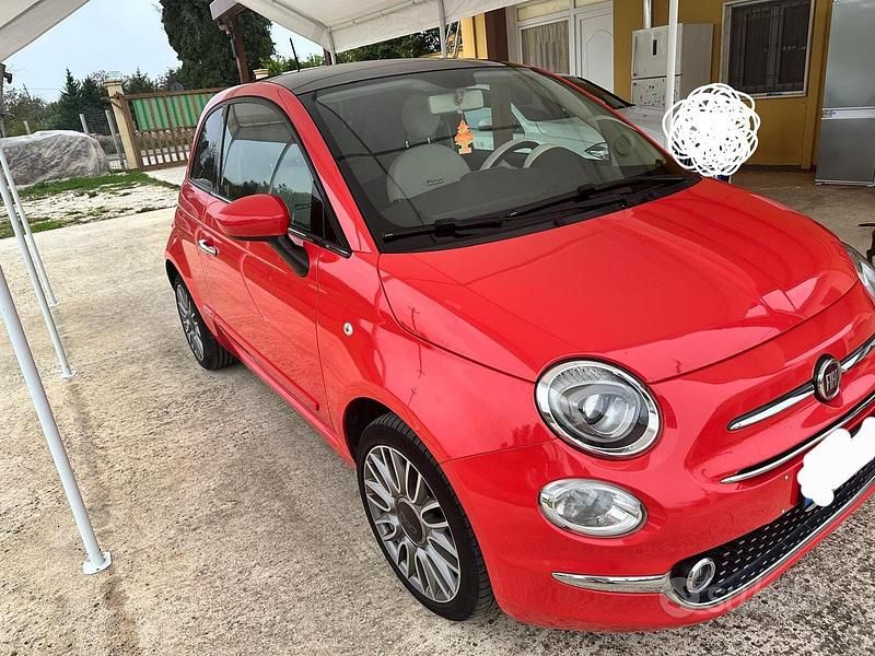 Usata Fiat 500 69 CV (50 kW) 2017 Rosso Berlina